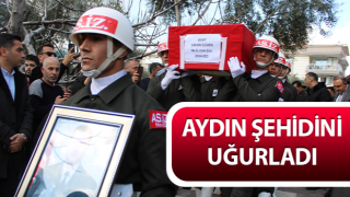 Aydın şehidini uğurladı