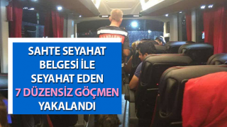 Aydın’da 7 düzensiz göçmen yakalandı