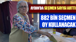 Aydın’da seçmen sayısı arttı