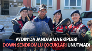 Jandarma down sendromlu çocukları unutmadı