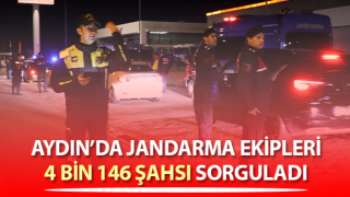 Jandarma ekipleri 4 bin 146 şahsı sorguladı