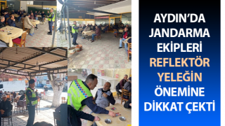 Jandarma reflektör yeleğin önemine dikkat çekti