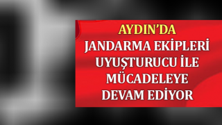 Jandarma uyuşturucu ile mücadeleye devam ediyor