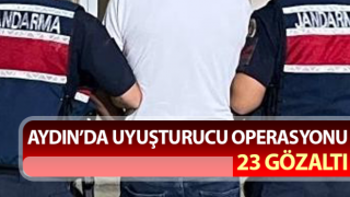 Jandarmadan uyuşturucu operasyonu: 23 gözaltı