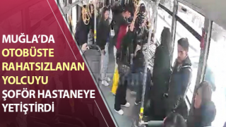 Otobüste rahatsızlanan yolcuyu şoför hastaneye yetiştirdi