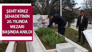 Şehit Jandarma Komanda Er Ümit Kirez anıldı