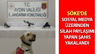 Sosyal medyadan yaptığı silah paylaşımı yakalattı