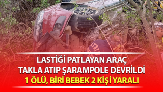 Aydın’da trafik kazası: 1 ölü, biri bebek 2 kişi yaralı