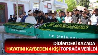Aydın’daki kazada hayatını kaybeden 4 kişi toprağa verildi