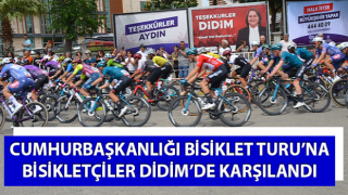 Bisikletçiler Didim’de karşılandı