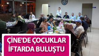 Çine'de çocuklar iftarda buluştu