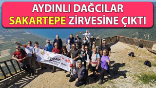 Dağcılar, Sakartepe zirvesine çıktı