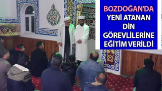 Din görevlilerine eğitim verildi