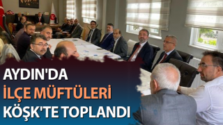 İlçe müftüleri Köşk'te toplandı