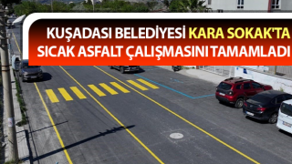 Karaova Mahallesi'nde yol çalışması tamamlandı