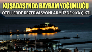 Kuşadası'nda bayram yoğunluğu