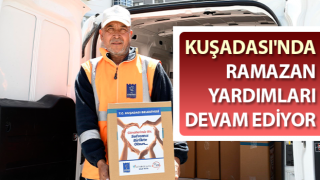 Kuşadası'nda Ramazan yardımları sürüyor