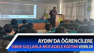 Öğrencilere siber suçlarla mücadele eğitimi verildi