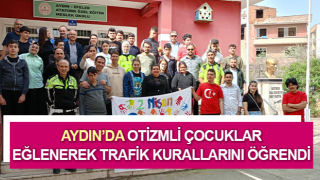 Otizmli çocuklar eğlenerek trafik kurallarını öğrendi