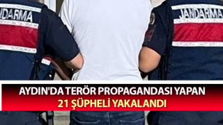Terör propagandası yapan 21 şüpheli yakalandı