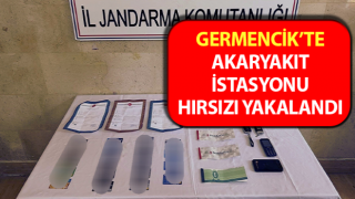 Akaryakıt istasyonu hırsızı jandarmaya takıldı