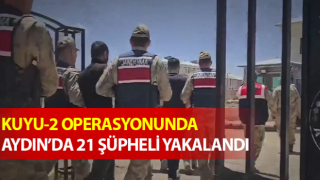 Aydın’da 21 organize suç örgütü üyesi yakalandı