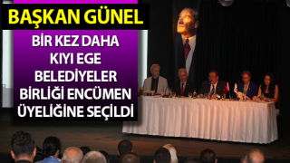 Başkan Günel, Kıyı Ege Belediyeler Birliği Encümen Üyeliğine seçildi