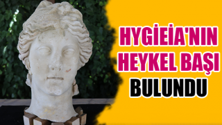 Denizli'de Hygieia'nın heykel başı bulundu