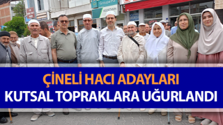 Hacı adayları kutsal topraklara uğurlandı