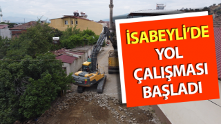 İsabeyli’de yol çalışması başladı