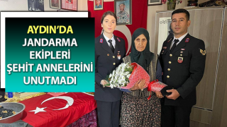 Jandarma şehit annelerini unutmadı