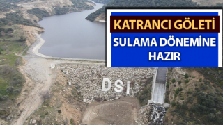 Katrancı Göleti, sulama dönemine hazır