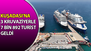 Kuşadası’na 7 bin 892 turist geldi