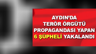 Silahlı terör örgütü propagandası yapan 6 şüpheli yakalandı