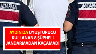 Uyuşturucu kullanan 8 şüpheli jandarmadan kaçamadı