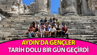 Gençler, tarih dolu bir gün geçirdi