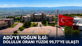 ADÜ’de kontenjanların yüzde 99,77’si doldu