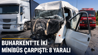 Buharkent’te feci kaza: 1’i ağır 8 yaralı