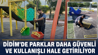 Didim’de parklar onarıma alındı