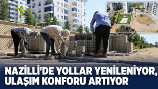 Nazilli’de yollar yenileniyor