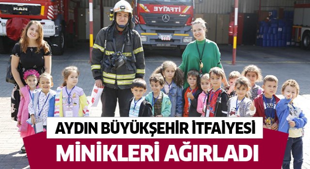 Büyükşehir İtfaiyesi, minikleri ağırladı