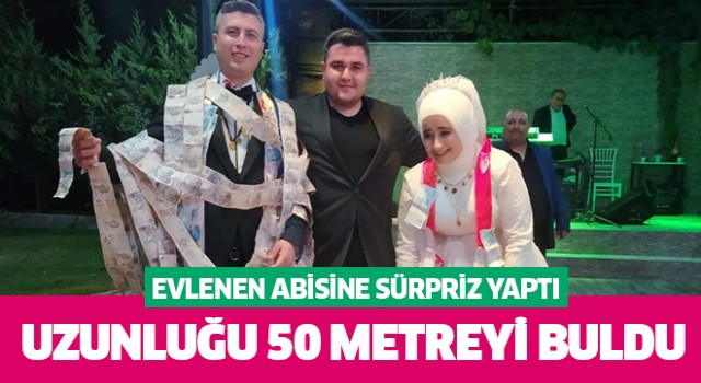 Evlene abisine sürpriz yaptı