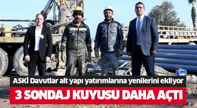 ASKİ Davutlar alt yapı yatırımlarına yenilerini ekliyor