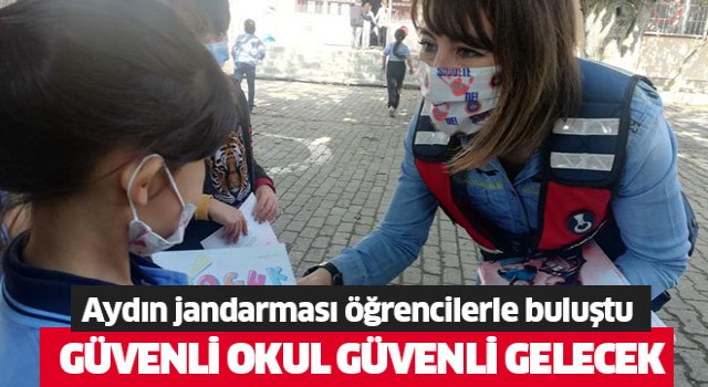 Aydın jandarması öğrencilerle buluştu
