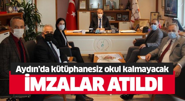 Aydın’da kütüphanesiz okul kalmayacak