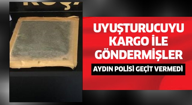Kargo ile gelen uyuşturucuya polis el koydu