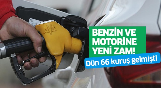 Benzin ve motorine büyük zam!