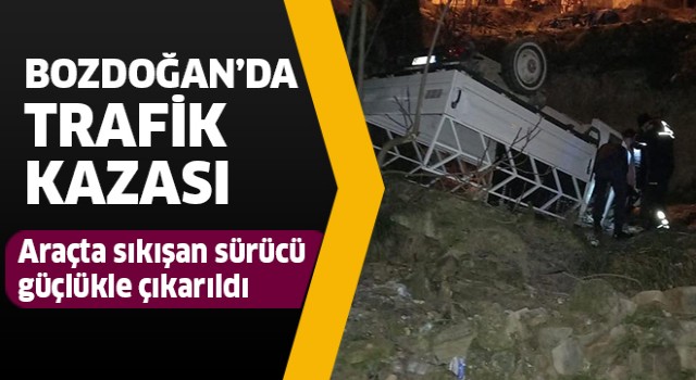 Bozdoğan'da kaza: 3 yaralı