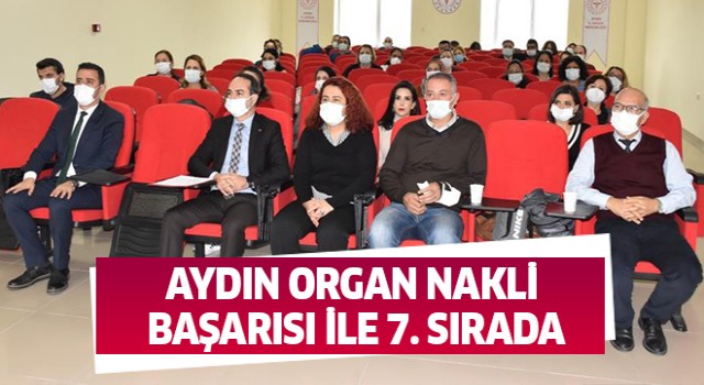 Aydın, organ nakli başarısı ile 7. sırada