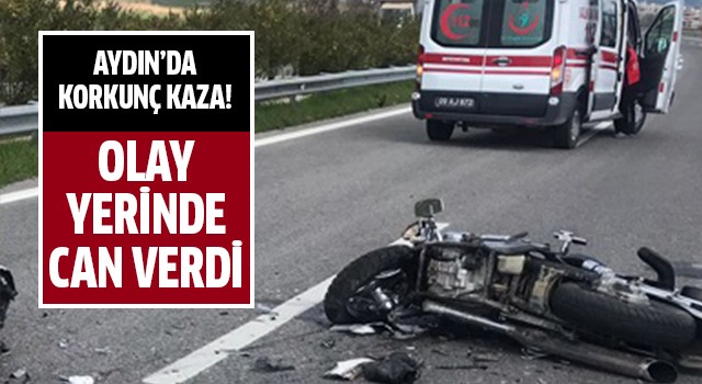 Aydın'da feci kaza: 1 ölü